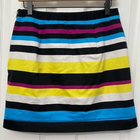 Worthington Striped Pencil Skirt Multicolor Size 6 Side Zip - Picture 5 of 13